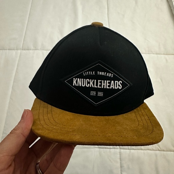 Other - Knuckleheads Two-Tone Kids Snapback Hat in Black and Brown